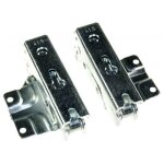 Lot de 2 charni�res pour r�frig�rateur, cong�lateur bosch 12004051
