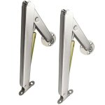 Lot de 2 charni�res de support de couvercle � fermeture douce, v�rins � gaz robustes avec ressort � gaz ...