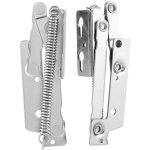 Ersandy - lot de 2 charnires de support pliables en acier durable pour placard, placard, armoire, porte ...