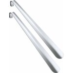 Lot de 2 chausse - pieds en acier inoxydable  long manche - poigne confortable pour les personnes ges ...