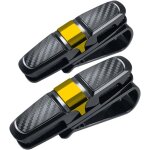 Lot de 2 clips de lunettes pour pare - soleil de voiture, automobile supports organiseurs pour lunettes ...