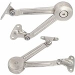 Lot de 2 compas � syst�me d'amortissement pour abattants de portes relevables de placard de cuisine