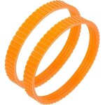 Lot de 2 courroies d'entra�nement de rabot �lectrique 238 mm ? largeur 9, 6 mm ? transmission douce et ...