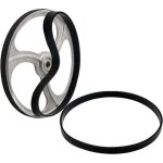 Lot de 2 courroies de transmission en caoutchouc, accessoires pour outils �lectriques travail du bois ...