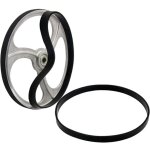 Lot de 2 courroies de transmission en caoutchouc, accessoires pour outils �lectriques travail du bois ...