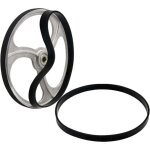 Lot de 2 courroies de transmission en caoutchouc pour scie � ruban outils �lectriques travail du bois ...