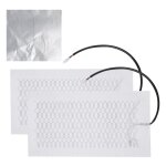 Lot de 2 coussins chauffants pour siège de voiture 12 v en fibre de carbone, tapis chauffant universel ... Lot de 2 coussins chauffants pour siège de voiture 12 v en fibre de carbone, tapis chauffant universel ...