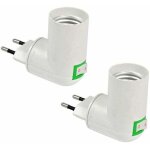 Lot de 2 douilles e27 avec interrupteur sans fil, base pour ampoule led e27, douilles en plastique pour ... Lot de 2 douilles e27 avec interrupteur sans fil, base pour ampoule led e27, douilles en plastique pour ...