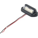 Lot de 2 �clairages led 12 v pour plaque d'immatriculation, pour voitures, bateaux, motos, avions, camping ...