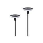 Lot de 2) eclairages led 35 lm solaire à planter idéal illumination de composition florale Lot de 2) eclairages led 35 lm solaire à planter idéal illumination de composition florale