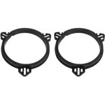 Lot de 2 entretoises de haut - parleur, adaptateurs de fixation, anneaux de porte noirs de 6, 5 pouces, ...