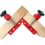Lot de 2 equerre en forme l fixation charpentier 140mm rgle carre outil de travail du bois pinces de ...
