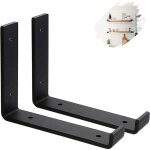 Lot de 2 equerre murale robustes de 4 mm d'�paisseur �chafaudage, support etagere murale , supports d'�tag�re ...