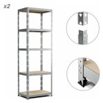 Lot de 2 etagres de rangement modulables et polyvalentes pour atelier, garage, cave. . . charges lourdes ...