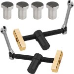 Lot de 2 etau etabli avec 4 bench dog, serre joint menuisier pour trous de banc de 20 mm, pince etau ...