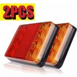 Lot de 2 feux arri�re led 12v ? imperm�ables avec indice ip65 ? feu stop, clignotant et marche arri�re ...