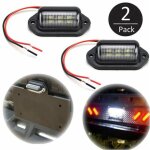 Lot de 2 feux de plaque d'immatriculation led étanche 6 feux arrière led smd feux de plaque d'immatriculation ... Lot de 2 feux de plaque d'immatriculation led étanche 6 feux arrière led smd feux de plaque d'immatriculation ...