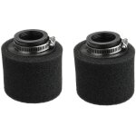 Lot de 2 filtres  air doubles en mousse noire de 38 mm pour motos tout - terrain, quads et vtt 110 / ...