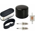 Lot de 2 filtres � air pr� filtre � huile et � carburant compatible with moteur 4 temps kawasaki fr651v ...