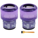 Lot de 2 filtres pour aspirateur dyson v11 v15 sv14 sv22 - lavable - compatible avec absolute animal ...