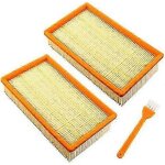 Lot de 2 filtres pour aspirateurs hilti vc 20 u vc 40 u um (lf 4) et karcher nt25 nt35 nt45. pi�ces de ...