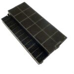 Lot de 2 filtres charbon fch260 acm26 250x95x24 mm (49016876 49016877) hotte airlux, ariston hotpoint, ...