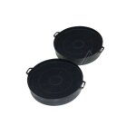 Lot de 2 filtres a charbon hotte diametre 210mm best210 electrolux