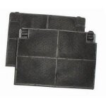 Lot de 2 filtres charbon roblin 5403001 193x137x20mm (484000008781, eff70) hotte roblin de dietrich, ...