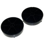 Whirlpool - lot de 2 filtres charbon t57 (4055171138, 208352146603) hotte ikea, juno, ariston hotpoint, ...