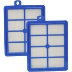 Lot de 2 filtre hepa remplacement pour aspirateur electrolux philips
