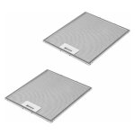Lot de 2 - filtre mtal (anti graisses) 267x305mm (c00242705, c00280008) hotte aeg, airforce, amana, ...
