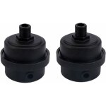 Lot de 2 filtres silencieux pour compresseur d'air en plastique avec élément filtrant 1 / 4 pt 12 mm ... Lot de 2 filtres silencieux pour compresseur d'air en plastique avec élément filtrant 1 / 4 pt 12 mm ...