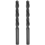 Lot de 2 forets � m�taux hss 4, 8mm acier rapide pour perceuse 82mm aff�tage pr�cis pour coupe nette