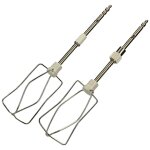 Lot de 2 fouets pour batteur (ss - 193937) robot m�nager krups, moulinex, seb