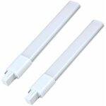 Lot de 2 g23 ampoules lampe  led ac 85 - 265v, blanc neutre 4000k, 1200lm, lumire  conomie d'nergie ...