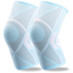 Lot de 2 genouill�res pour homme et femme - manchons de compression pour les d�chirures du m�nisque, ...