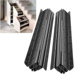 Lot de 2 glissi�res de tiroir � montage inf�rieur, 400 - 700mm, extension compl�te, roulement � billes, ...