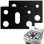 Lot de 2 housses de protection pour cuisini�re � gaz, compatibles avec la gamme de cuisini�res � gaz ...
