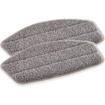 Lot de 2 housses de rechange pour balai vapeur cleantenso, �ponge microfibre pour balai � vapeur, nettoyage ...