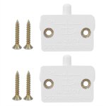Lot de 2 interrupteurs � r�armement automatique pour �clairage de placard / meuble (blanc)