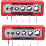 Aougo - lot de 2 kit de gabarit de guide de perage pour goujons  bois