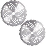 Lot de 2 lames de brosse � dents en carbure de tungst�ne de 25, 4 cm x 60 dents de coupe - bordures, ...