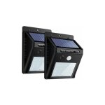 Lot de 2 lampe solaire extérieur, 20 led applique murale solaire etanche avec détecteur de mouvement, ... Lot de 2 lampe solaire extérieur, 20 led applique murale solaire etanche avec détecteur de mouvement, ...