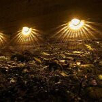 Lot de 2 led lampes solaire applique murale ext�rieur ip65 �tanche �clairage murald�corative lumi�re ...