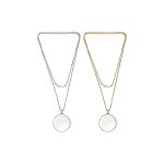 Lot de 2 loupes 5x, pendentif loupe monolithique