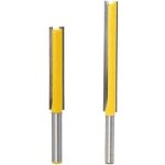 Lot de 2 m�ches de toupie � tige affleurante de 6, 35 mm m�ches en carbure extra longues lames de couteau ...
