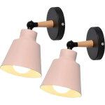 Lot de 2 moderne applique murale industrielle en m�tal luminaires e27 edison loft lampe pour caf� bar ...