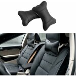 Fei yu - lot de 2 oreillers de voiture pour appuie - tte noir - noir