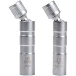 Lot de 2 outils de d�montage de bougies d'allumage, cl� � bougie magn�tique universelle, pour retirer ...