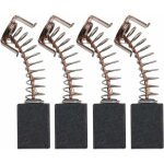 Lot de 2 paires de balais de charbon pour moteur 12 x 8 x 5 mm compatibles avec meuleuse d'angle ws125 ...